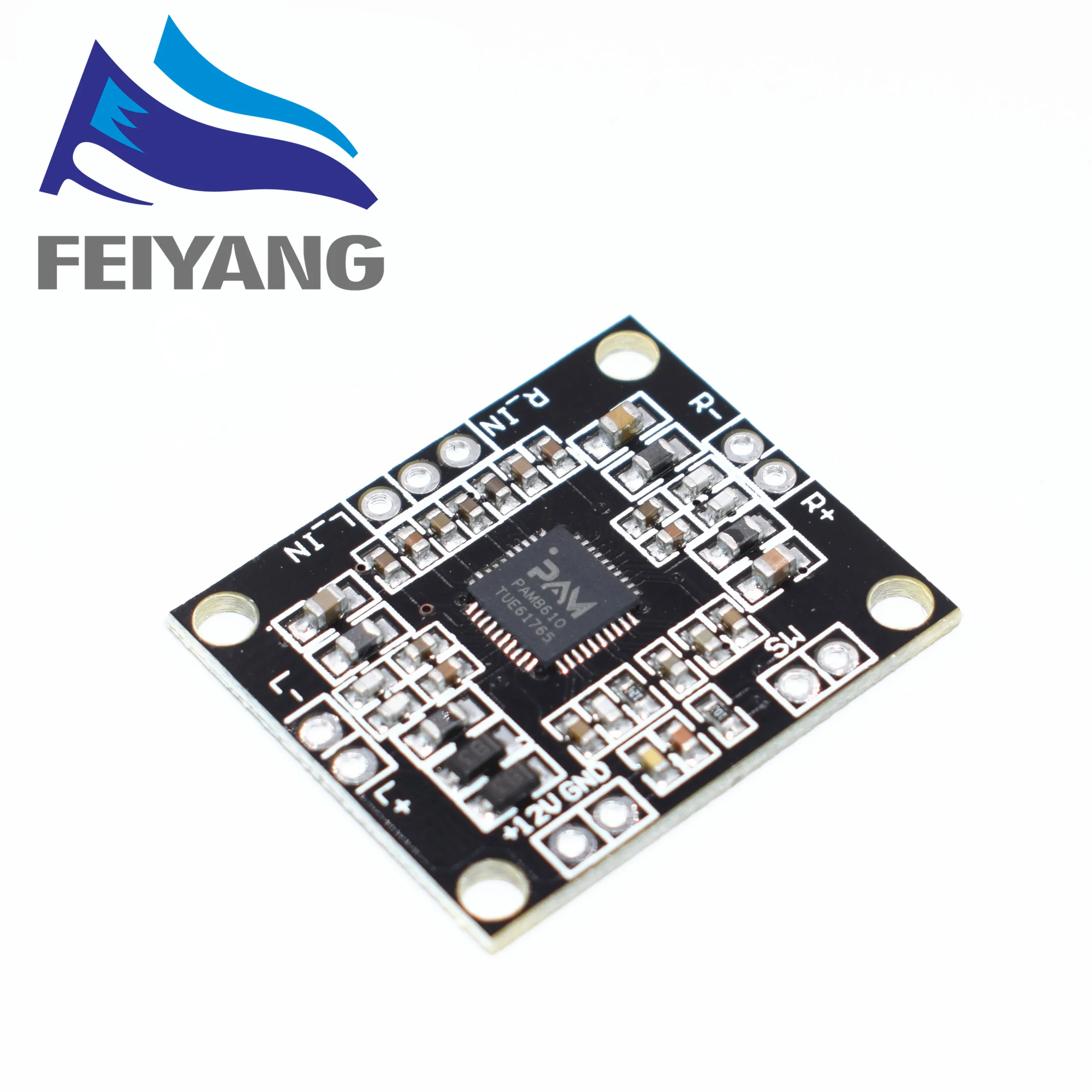 

1PCS SAMIORE ROBOT PAM8610 2x15W amplifier board digital two-channel stereo power amplifier board miniature