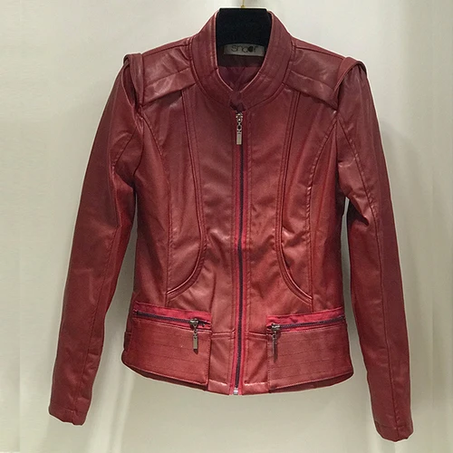 Casacos Vestes Femmes Manteau Noir Office Feminina En Veste Mujer Pu Cuir Feminino Kelly rouge Lady Chaquetas Sac Jaqueta wXnOk80P