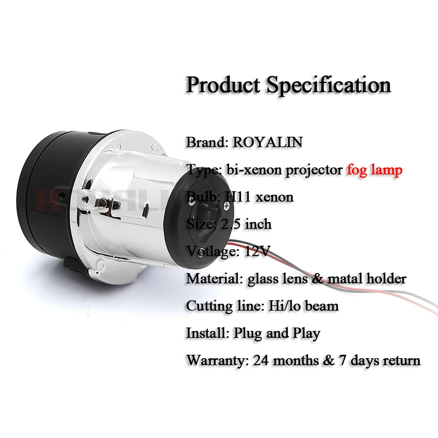 Противотуманный светильник ROYALIN H11 Xenon Kit для Ford 2 5 металлический биксеноновый