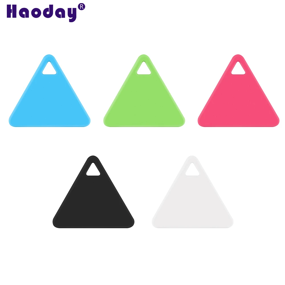 

Wireless Smart Triangle Bluetooth Tracker IV-AL-05 Child Kid Bag Luggage Pet Key Finder Anti-lost Alarm Voice Recorder for Phone