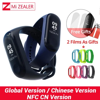 New Original Xiaomi Mi Band 3 NFC Smart Bracelet Wristband 0.78 inch OLED Instant Message Caller ID Miband 3 Fitness Tracker