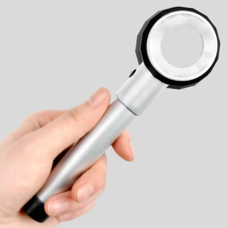 

HD handheld 45X reading magnifying glass with protective case Handheld field survey jewelry appraisal optical lens