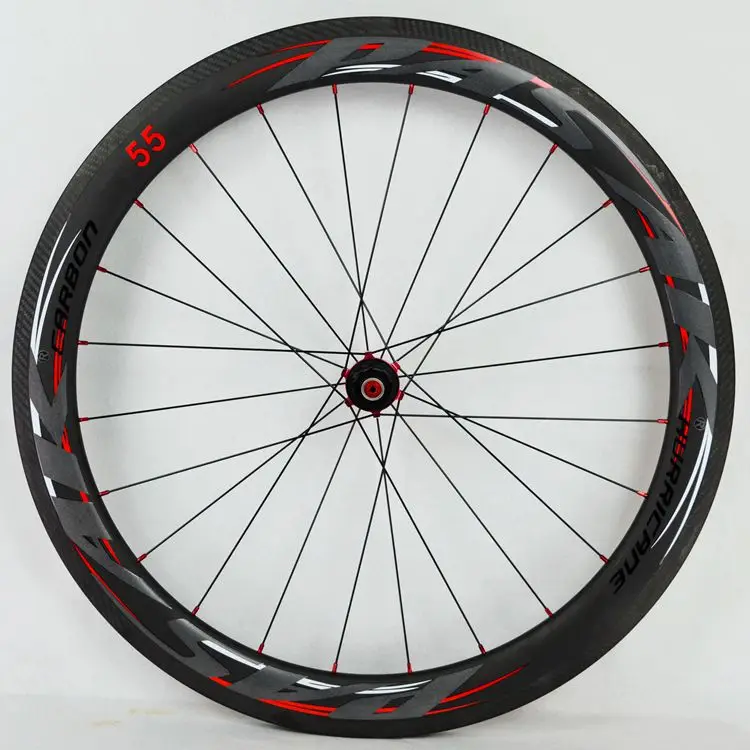 Flash Deal 2018 PASAK Carbon fiber road bike bicycle full carbon wheels C/V brake 40/55 rim wheelset clincher wheel 20