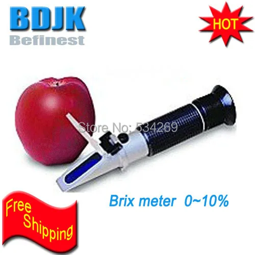 

0~10% Portable Pen Brix Refractometers for Sugar Tester Free Shipping