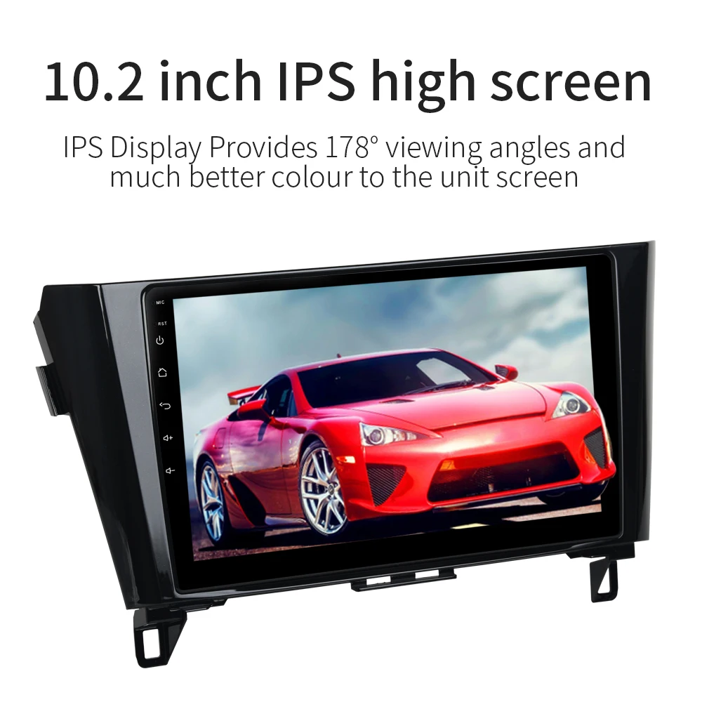 Cheap Dasaita 10.2" Android 9.0 Car GPS Radio Player for Nissan Qashqai Multimedia 2014 2015 with Octa Core 4GB+32GB Auto Stereo 2