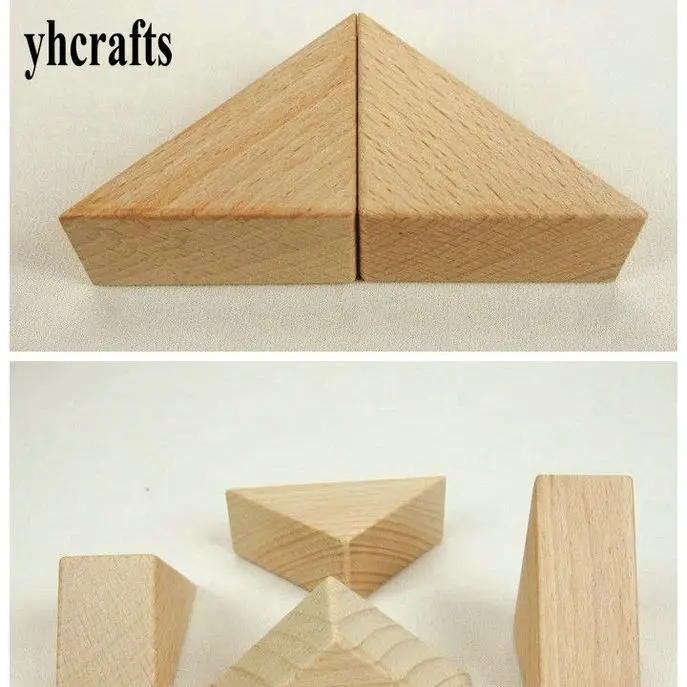 triangle wood block