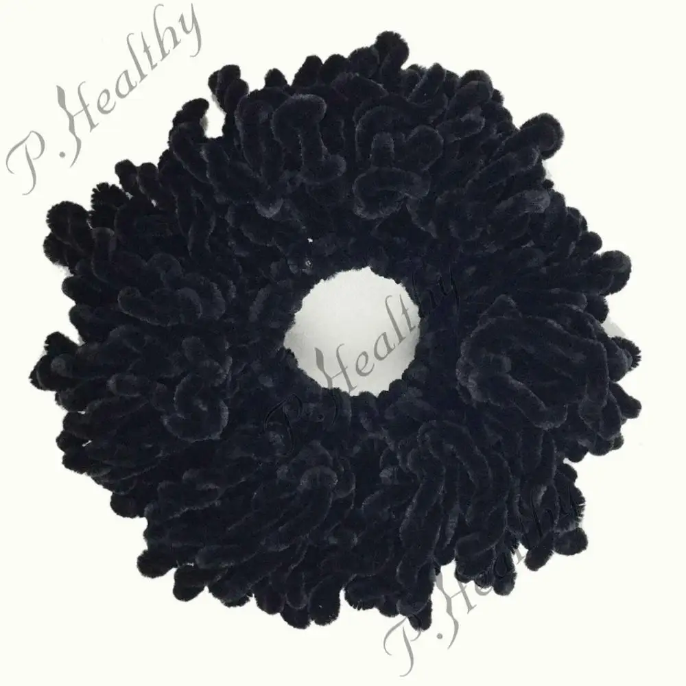 Volumising Scrunchie Макси кольцо волос галстук булочка клип хиджаб шарф эластичный volumizer, 7 видов цветов для вашего выбора,, phhs001 - Цвет: Black