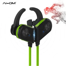 

AIDM S20 Running Headphones Bluetooth Wireless For Mobile Phone Sport Headsets IPX4 With Mic Magnetic Earbuds Ear Hook Earphones