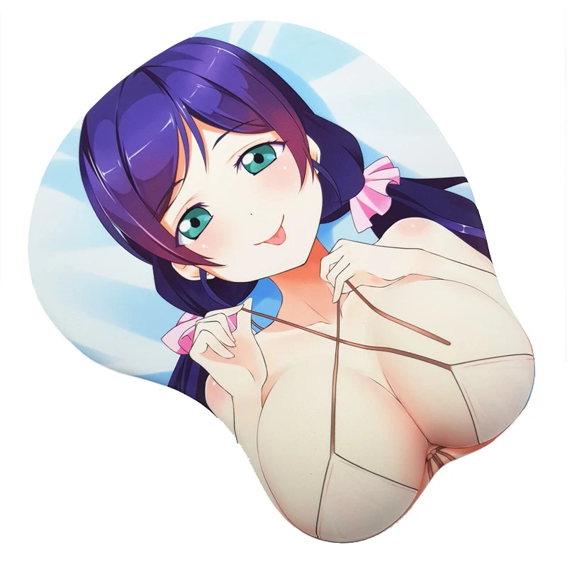 "LoveLive!" Тодзе Нозоми аниме 3D Oppai коврик для мыши с подушечкой для запястья