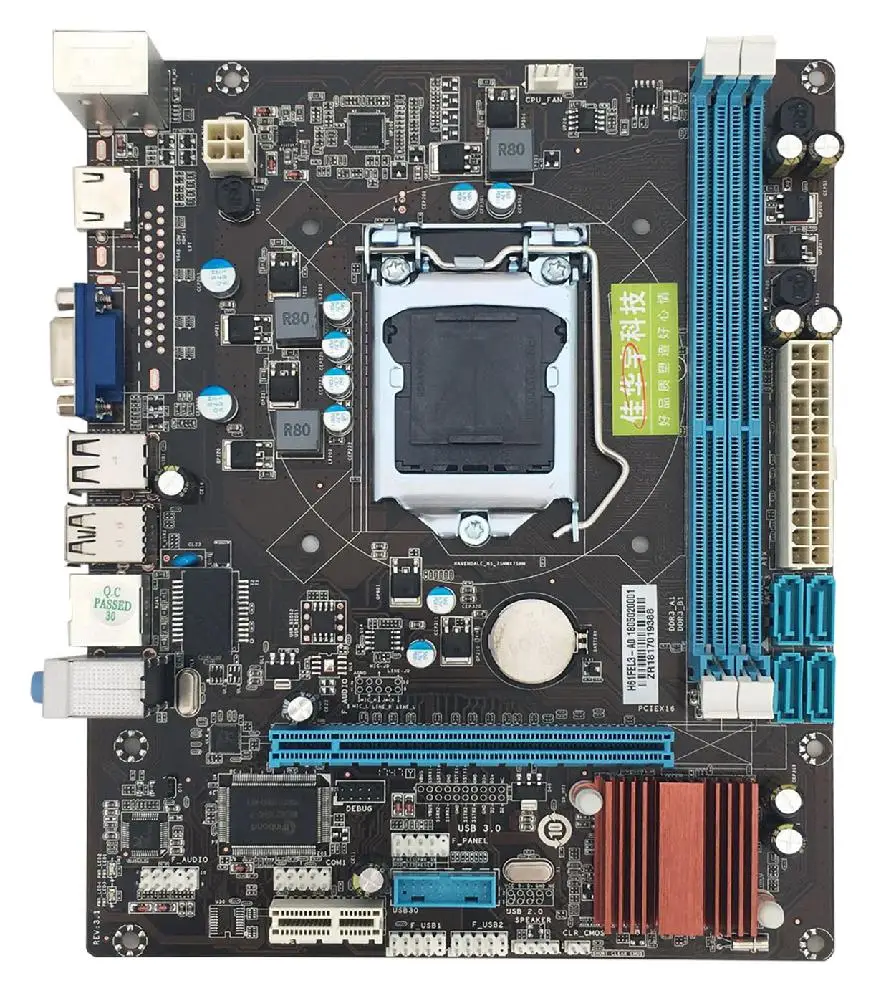 Материнская плата EastVita P8H61 M PRO/CM6630 8/DP_MB для настольного компьютера H61 USB 3 0 HDMI