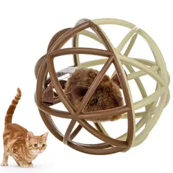 1 шт. креативная игрушка для домашних животных мышь Плетеный шар Кот интерактивные, образовательные игрушки товары для домашних животных