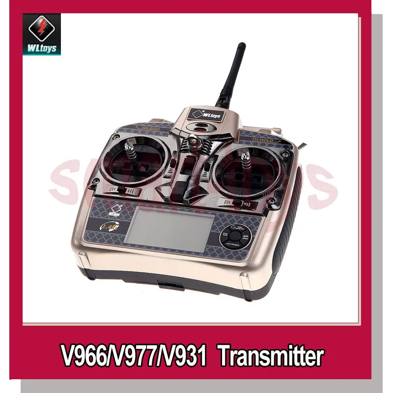 V977 передатчик/V966 передатчик для WLtoys V966 V931 V950 RC вертолет запчасти | Игрушки и хобби