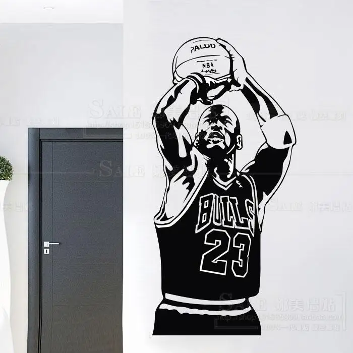 Michael Jordan Wall Sticker Decal Decor Vinyl DIY home decor Basketball