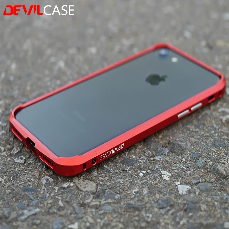 imágenes para DEVILCASE Tipo Uno de Parachoques Para el iphone 7 7 Más de Moda de la Aleación De Aluminio Marco Metálico Para iPhone7 7 + imágenes para DEVILCASE Tipo Uno de Parachoques Para el iphone 7 7 Más de Moda de la Aleación De Aluminio Marco Metálico Para iPhone7 7 +