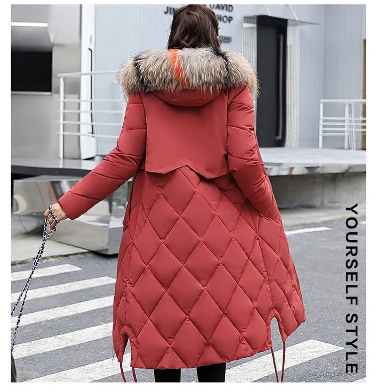 Зимняя куртка женская длинная цветная большая Шуба с капюшоном пальто толстый пуховик Женская куртка на меху пальто тонкое повседневное зимнее женское пальто