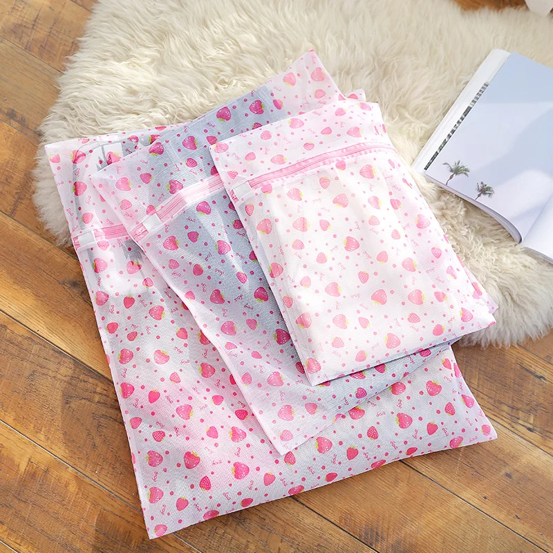 

Zippered Mesh Laundry Wash Bags Foldable Lingerie Bra Socks Underwear Washing Machine Clothes Protection Travel Storage Bag Net