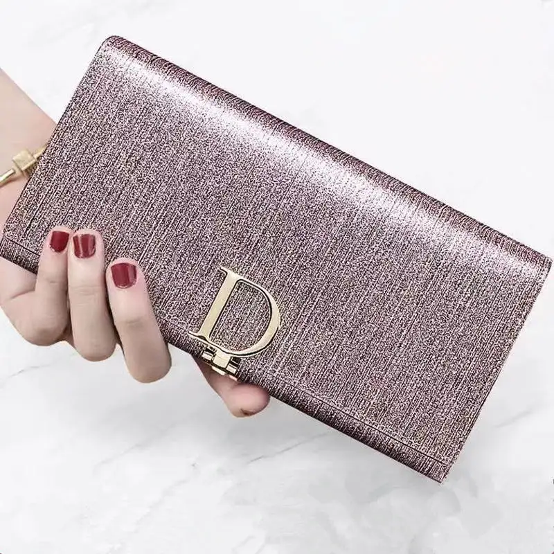 

New Designs Fashionable Luxury Women's Leather Wallets Wallets Women's Wallets perse Portomonee Portfolio Ladies Long Carteras