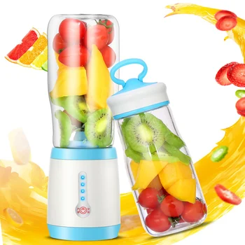 

Multifunctional USB Rechargeable Electric Juicers Fruit Extractors Portable Blender Juice Extractor Cup Machine 4 Sharp Blades