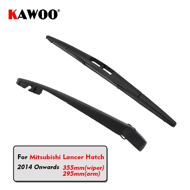 KAWOO Car Rear Wiper Blade Blades Back Window Wipers Arm For Mitsubishi