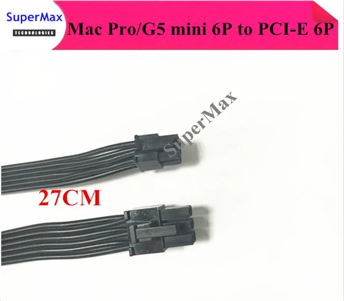 High quality mini 6pin to pcie 6pin 6 pin video card power cable