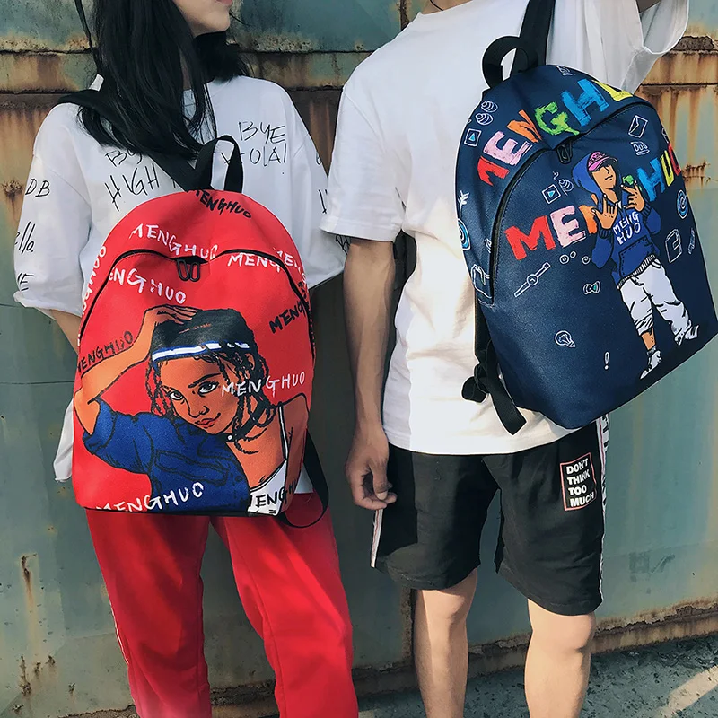Menghuo 2018 New Fashion Women School Bag 3D Full Printing School Backpack Bag for Girls Women Backpack Men Travel Bags Mochilas (8)