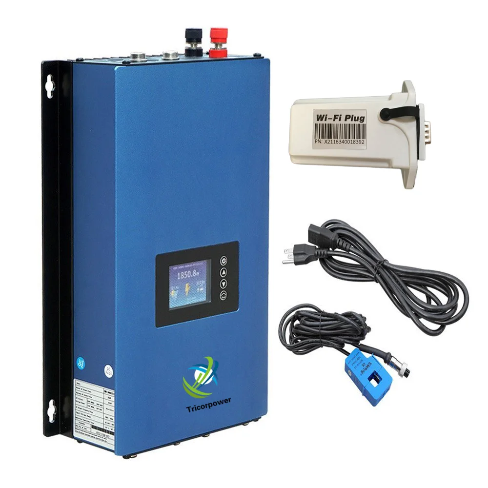 MPPT Pure Sine Wave Grid tie inverter 1000W/2000W With limiter/WIFI