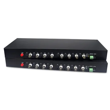 

8-CH HD Video AHD CVI TVI Fiber optical Converter with reverse RS485 data to single-mode single fiber 10KM 1080P