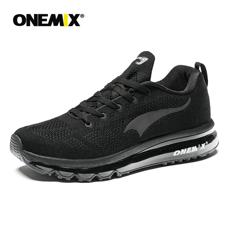 ONEMIX Hot Sale Men Road Running Shoes Breathable Runner Athletic Sneakers Women Air Cushion Running Shoes Outdoor Walking Shoes