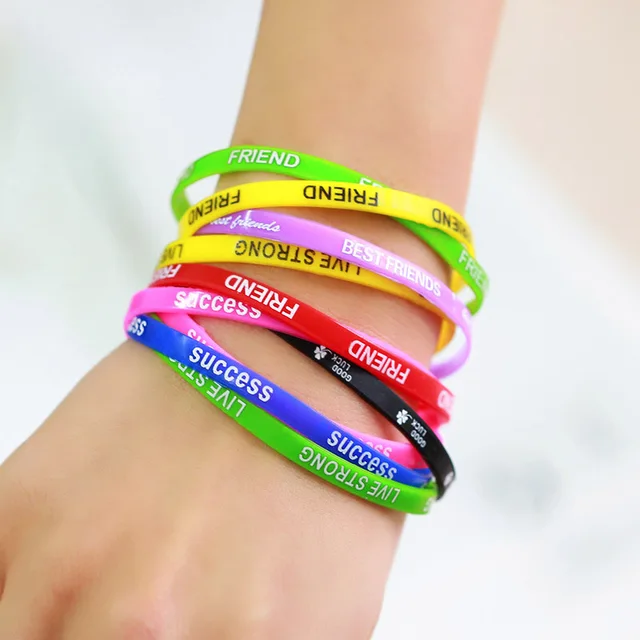 Athena Videos Porn Silicone Rubber Wristbands