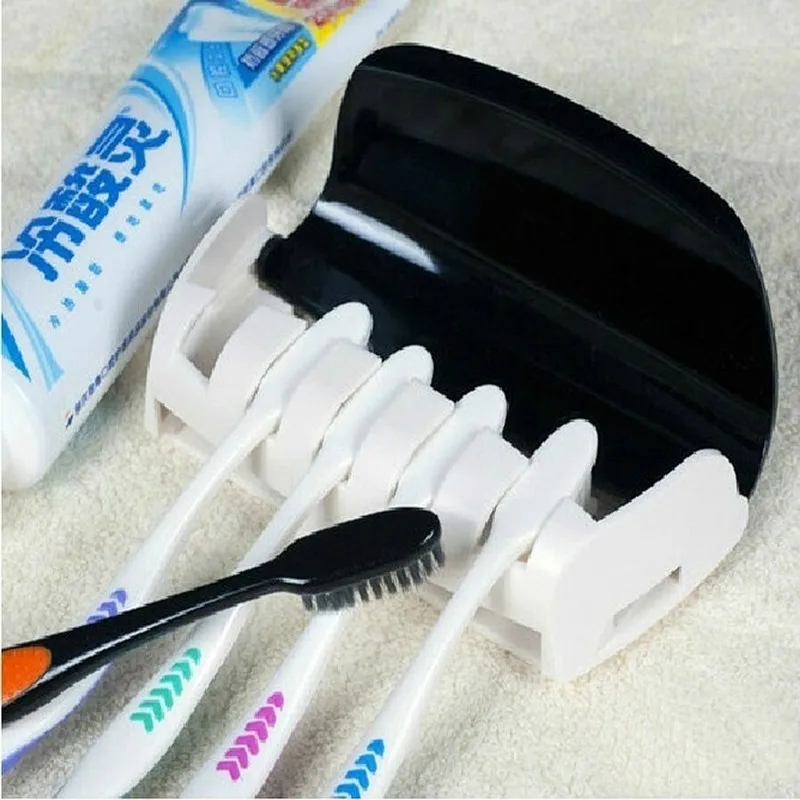 Loozykit высококачественный автоматический диспенсер для зубной пасты для ванной Аксессуары настенная подставка семейный держатель для зубной щетки набор для дома