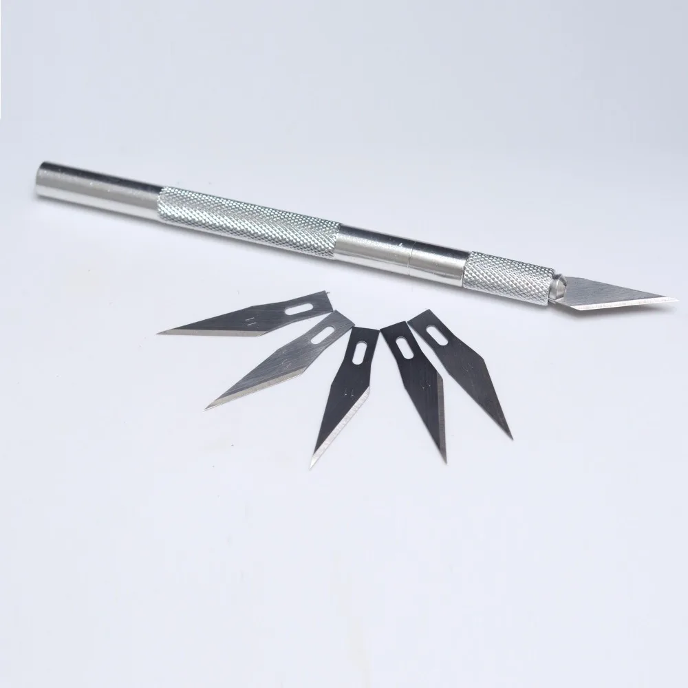 Buy Non Slip Metal Scalpel Knife Tools Kit Cutter