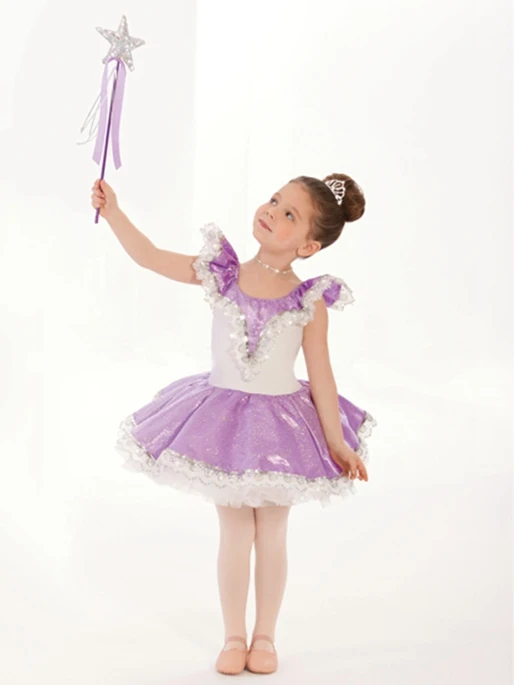 

Girls beautiful ballet dance dress princess cute dance dress Pompon skirt Tutu dress M-0729