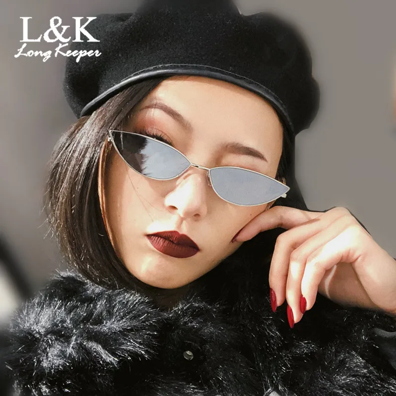 Женские зеркальные солнцезащитные очки Cat Eye светоотражающие кошачий глаз