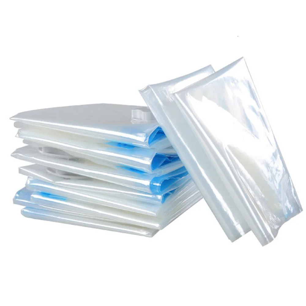 20pcs Clothes Vacuum Storage Bag 3 Sizes Transparent Frame Foldable Large Seal Compression Home Travel Space Saving Bag