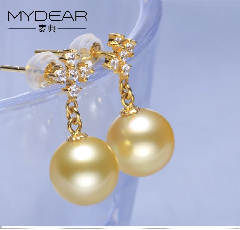 gold pearl earrings jewelry 11