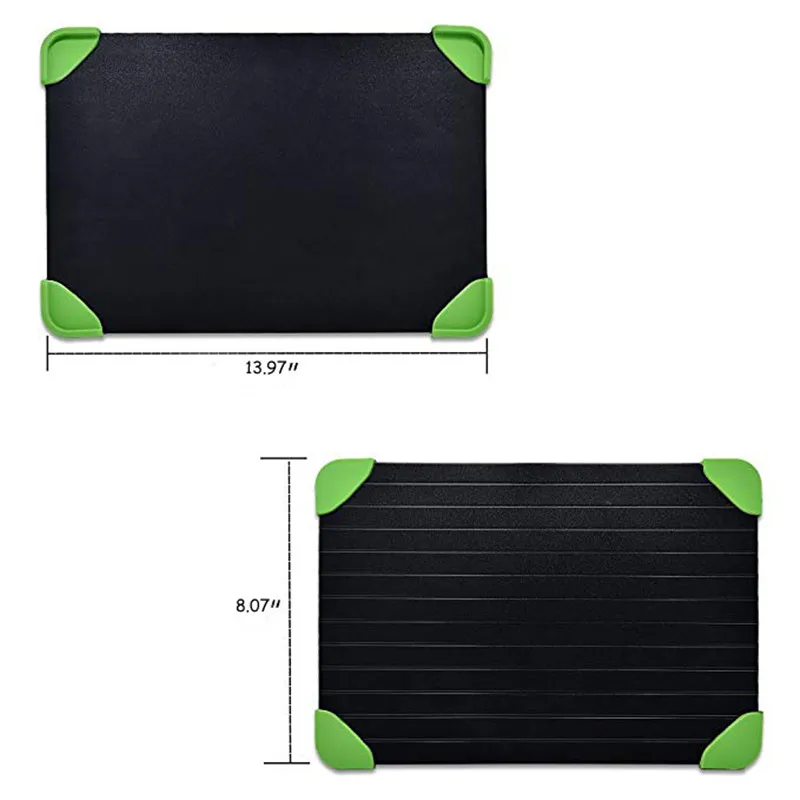 Large Quick Thaw Meat Plate Aluminum Cutting Board Quick and Safe Thawing Plate Frozen Food Meat Kitchen Cutters and Accessories Large Quick Thaw Meat Plate Aluminum Cutting Board Quick and Safe Thawing Plate Frozen Food Meat Kitchen Cutters and Accessories