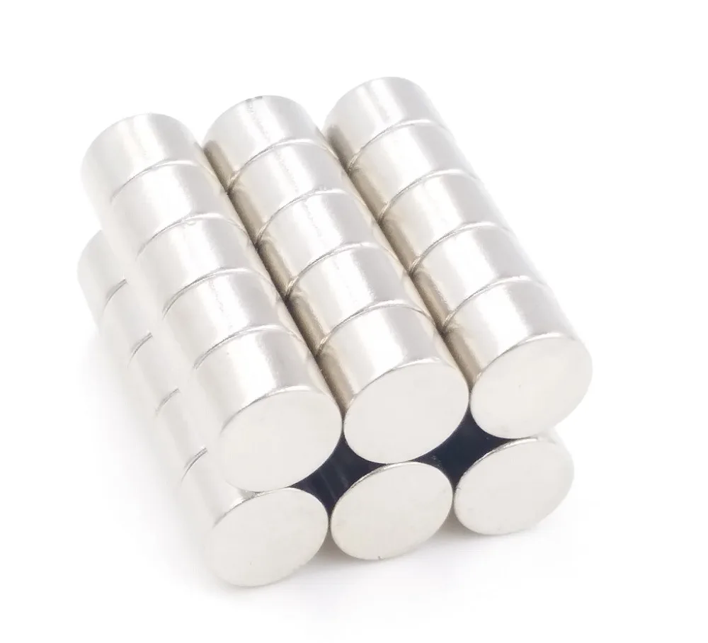 

5pcs/lot 6mm x 4mm Small Disc Powerful Magnets 6*4 mm Rare Earth Neodymium NdFeB Magnet Cylinder Sheet Fridge Sticker