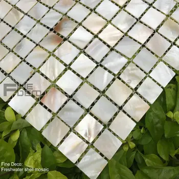 

natural color 100% natural Chinese river shell mosaic for bathroom decoration