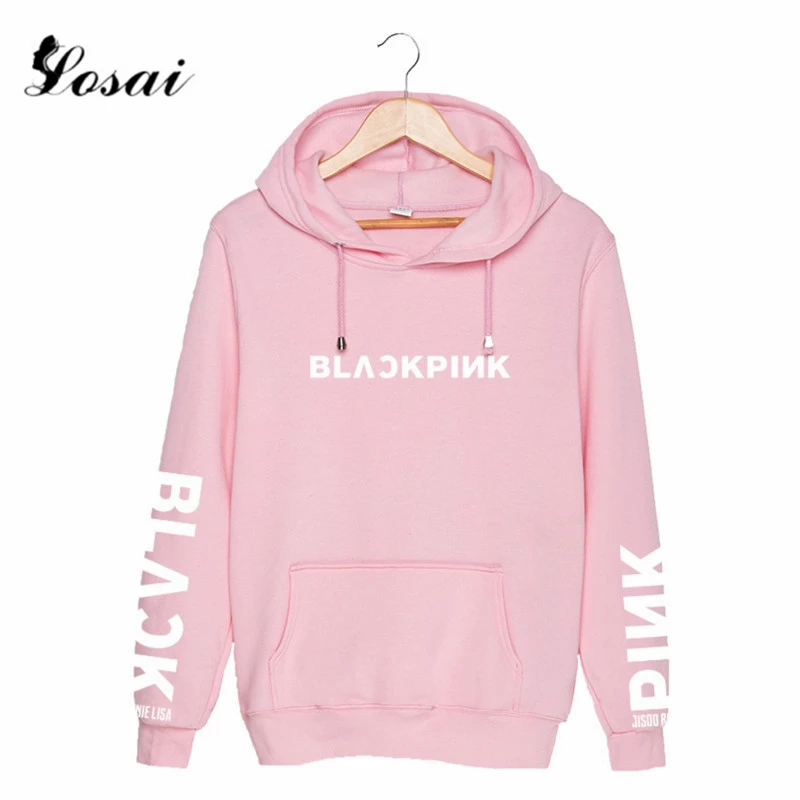  2019 BLACKPINK Album Kpop Sweatshirt women Hip Hop Casual Letters Printed Hoodies Clothes Pullover 