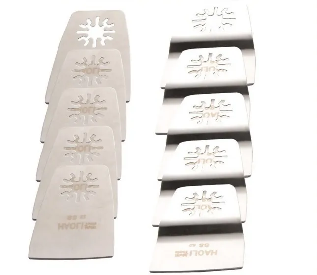 10 pcs knife edge scraper oscillating font b tool b font saw blades for Multifunction font