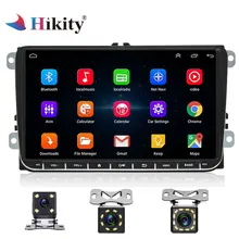 Hikity 9 “2 Din Auto Radio Android lettore Multimediale di Navigazione GPS per VW Passat Golf MK6 Jetta POLO Touran sedile WIFI Gratuito map