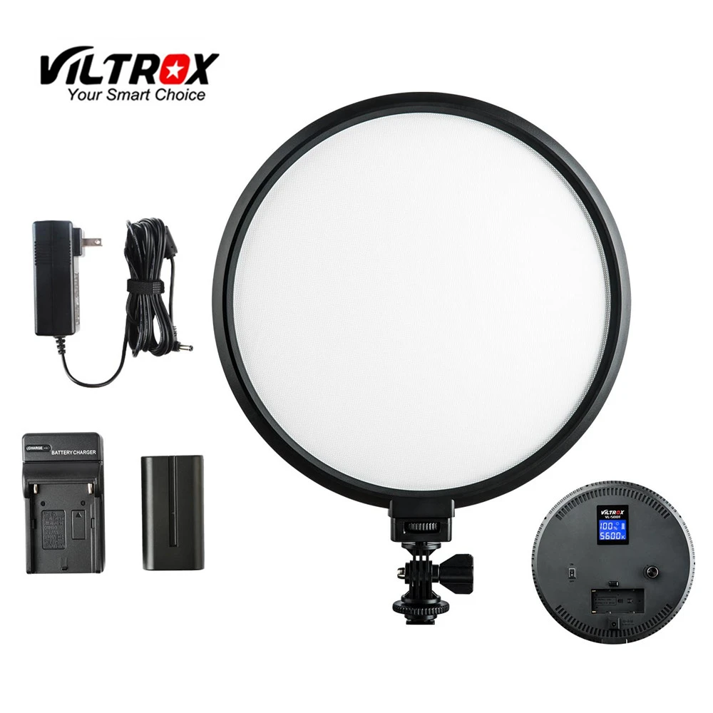  Viltrox VL-500T 25W LED Video Studio Light Lamp Slim Bi-Color Dimmable kit Battery&charger for came - 32976446150