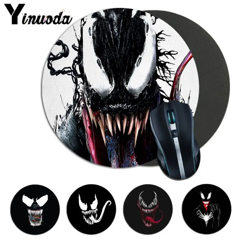 Yinuoda Hot Sales Agent Venom Marvel Comics HD Rubber PC Computer Gaming mousepad DIY Luxury High-end Protector gaming mousepad