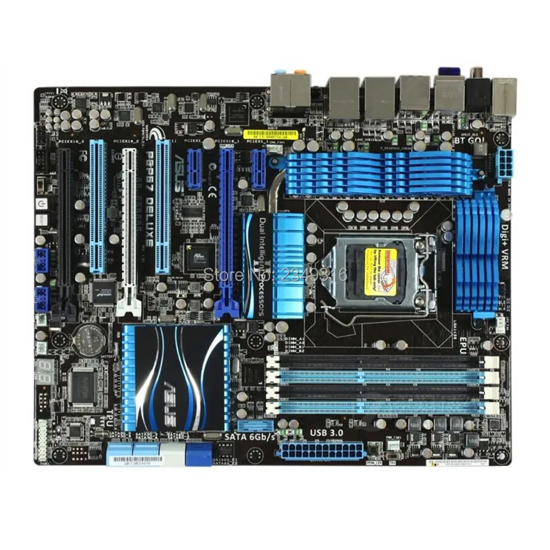 Для ASUS оригинальная материнская плата P8P67 Deluxe DDR3 LGA 1155 платы 32 Гб USB2 0 USB3.0 SATA3.0