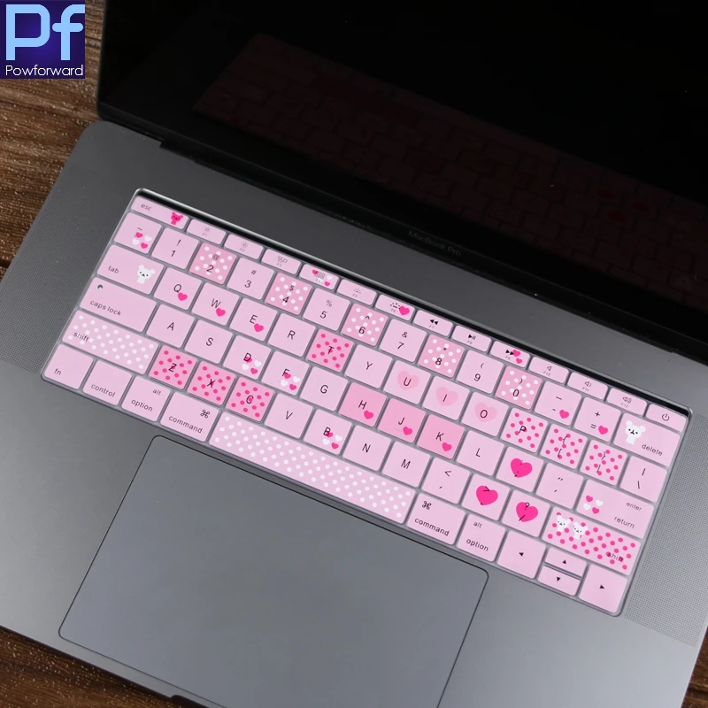 Для Macbook Pro 13 2017 2018 2019 нескользящая панель модель A1708 защитная крышка клавиатуры