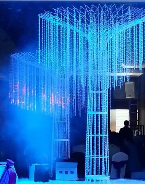 Новинка 2019 свадебное Хрустальное дерево дорога свинцовое светящееся Дерево