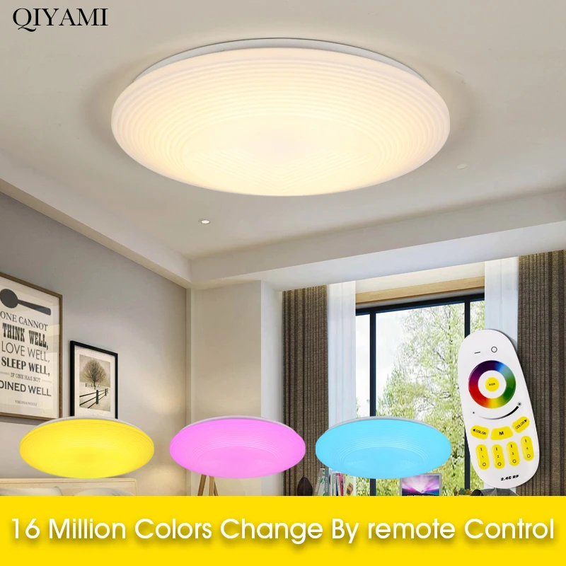 

Modern Ceiling Light 30cm 40cm 50cm Dimmable For Living room Colourful RGB Cool White Warm White 2.4G RF Remote Control fixture