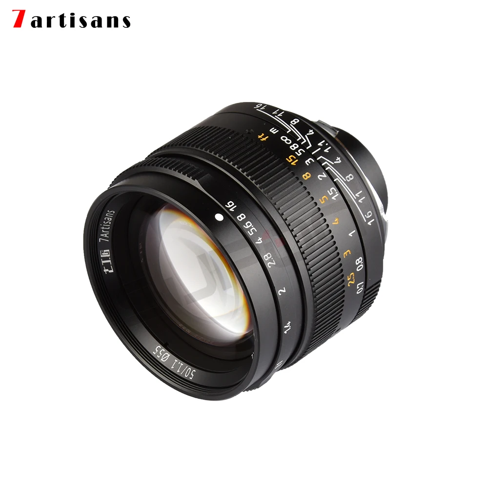 7artisans 50 мм f1.1 Большая диафрагма как prime paraxial M объектив Кабриолет E байонет для