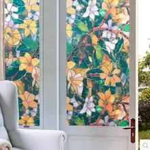 Анти-остекление фольги кухня солнцезащитный крем стекло окна непрозрачные стикеры ванная комната туалет окна наклейки ширина 45 см