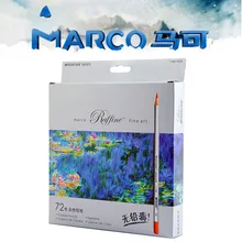 Marco 24 36 48 72 Cores Pintura Lápis Raffine Arte Crayon lápis coloridos Lapis Lapis de cor Profissional Profissional